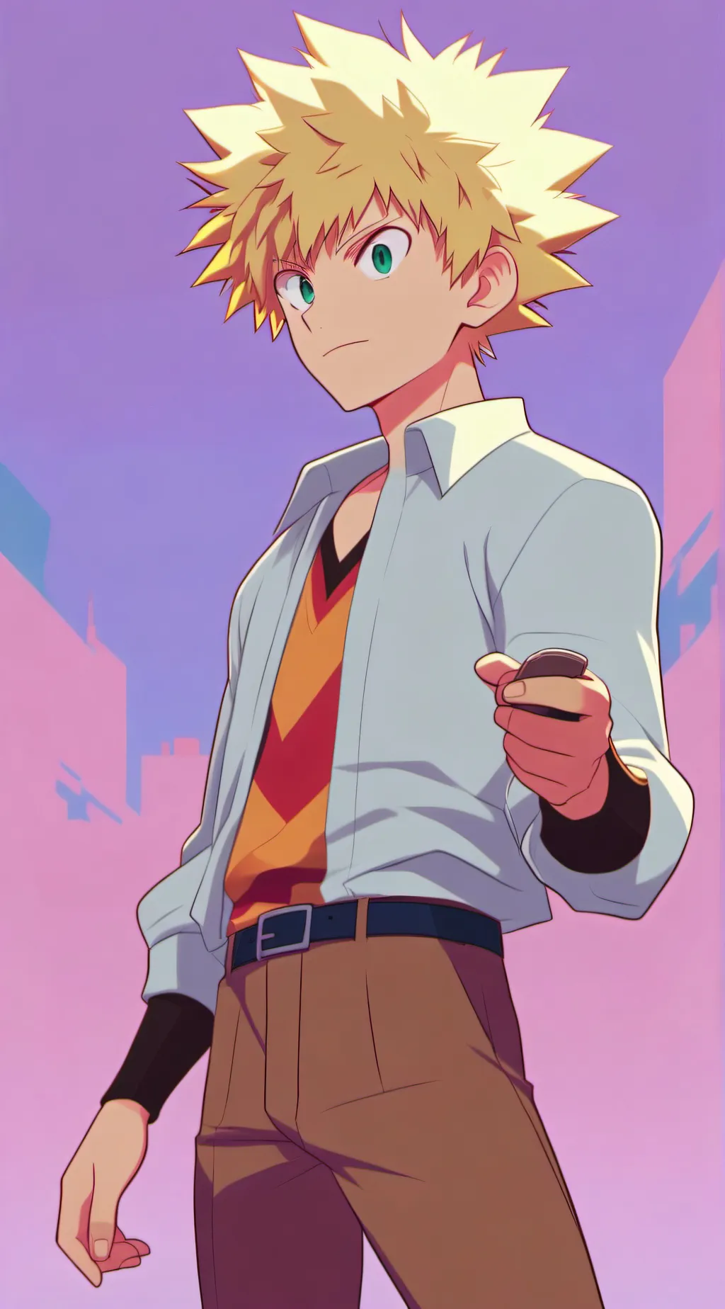 ai character: clase A1 bakugo background