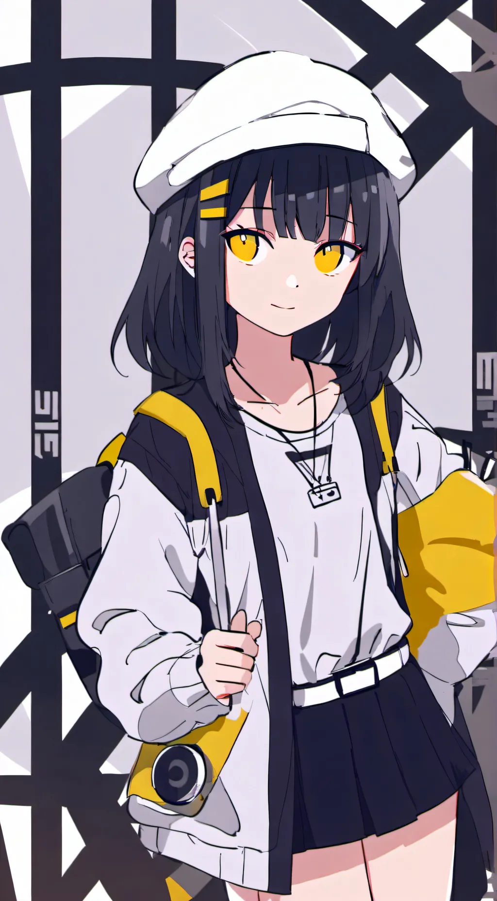 ai character: miku  background