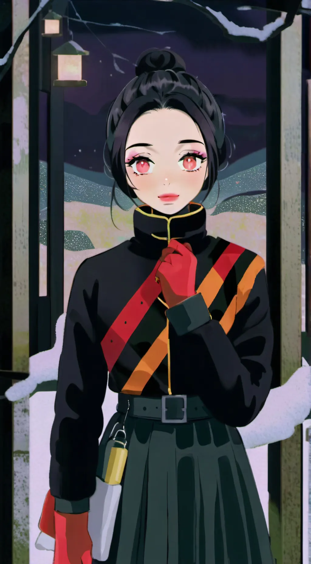 ai character: Akira ds background