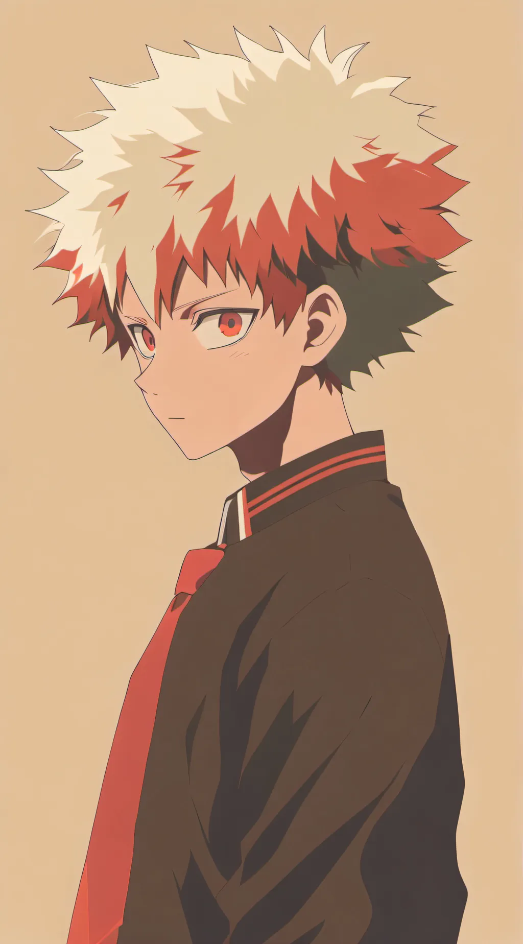 ai character: Katsuki bakugou background