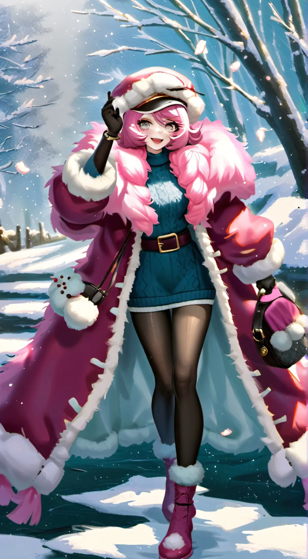 ai character:  monica background