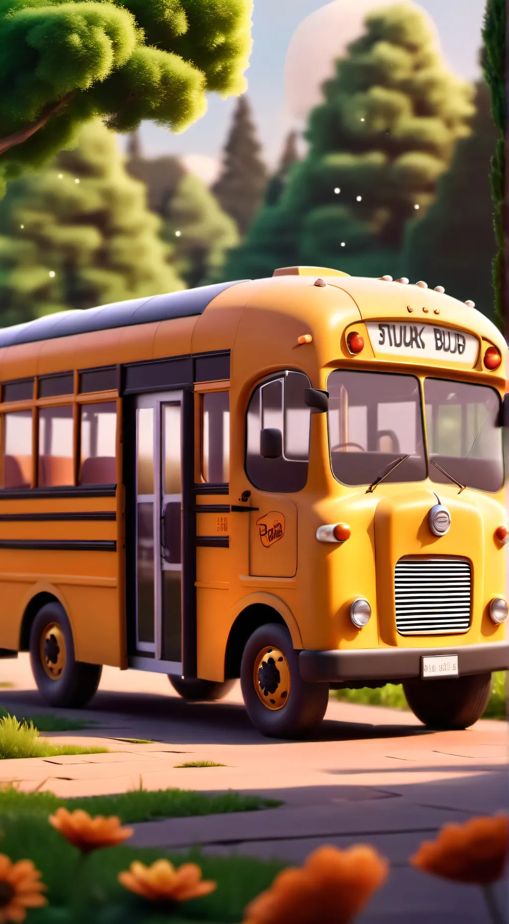ai character: Field trip background