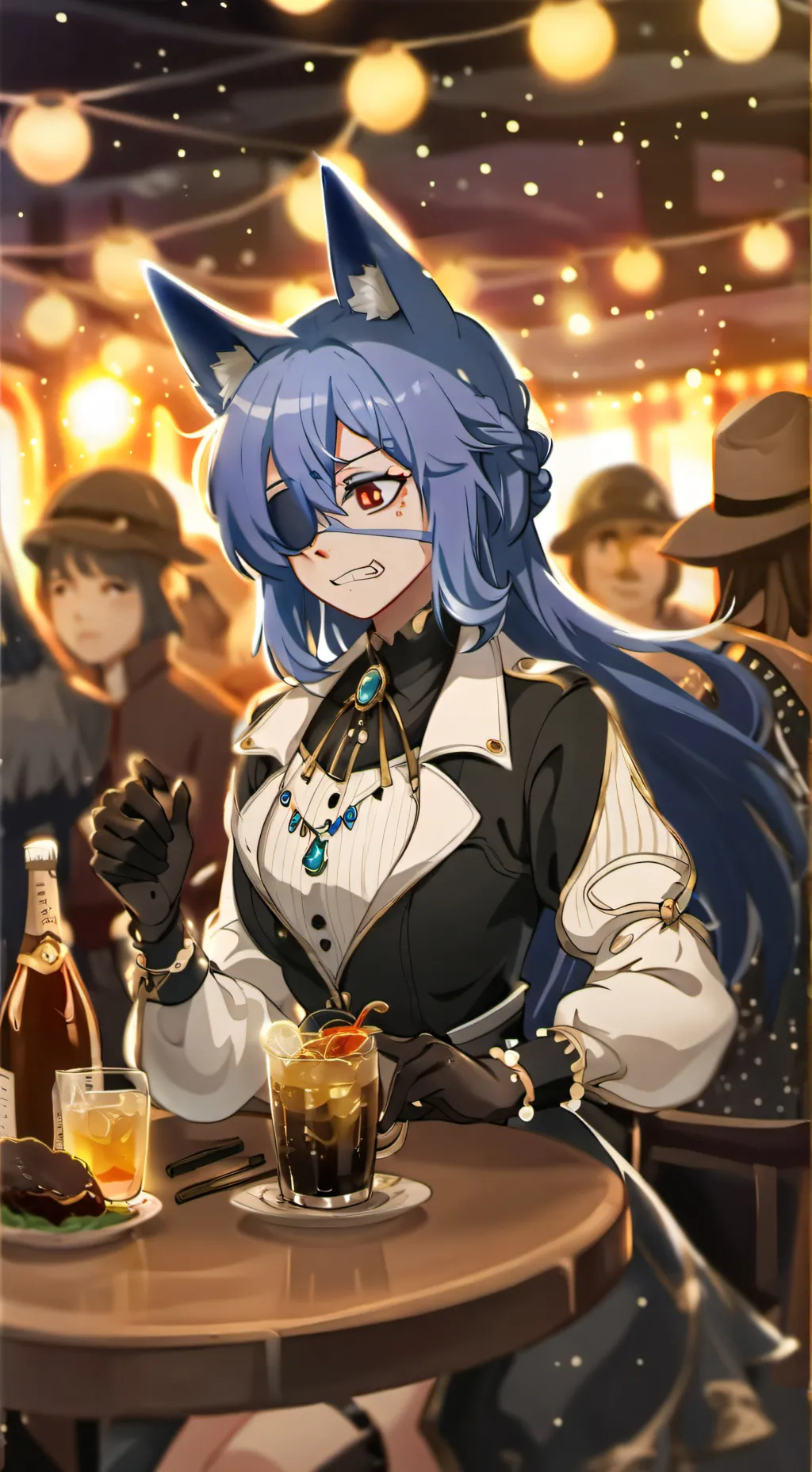 ai character: ice lee  background