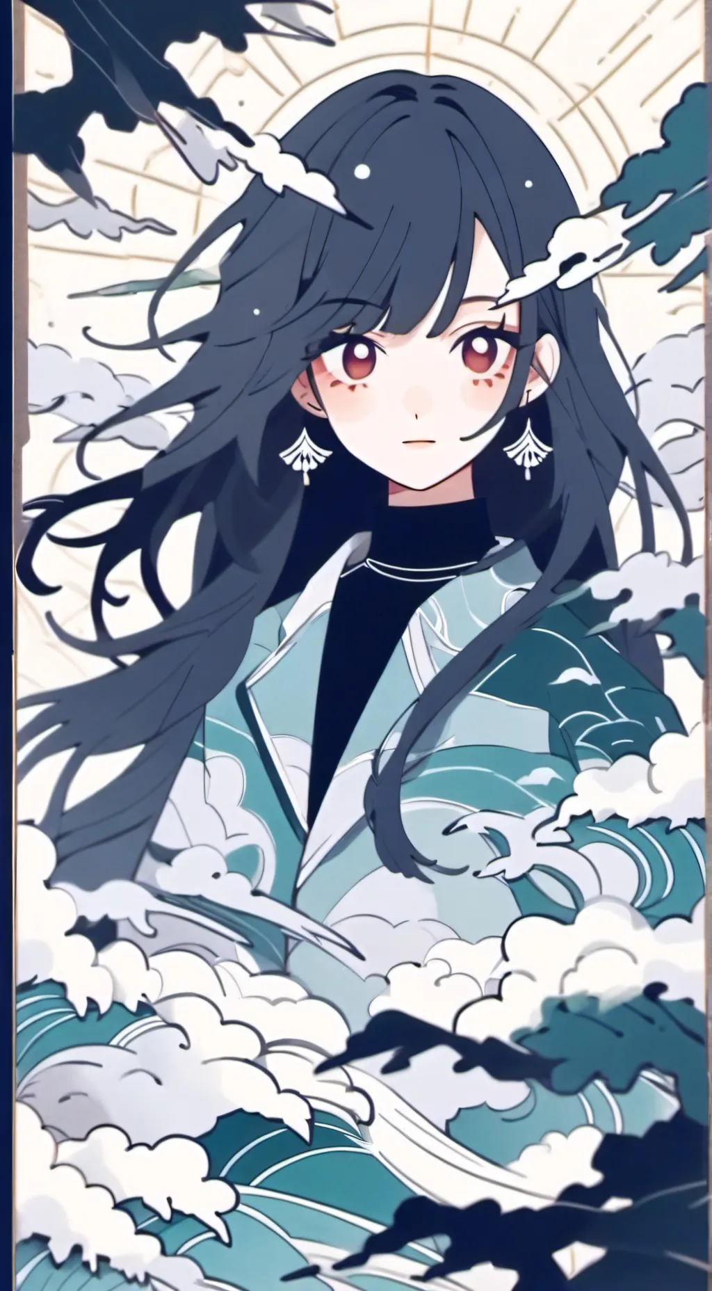 ai character: Jandee Gabriel  background