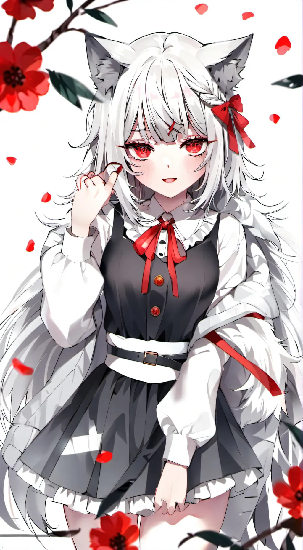 ai character: Fenara Snowpelt background