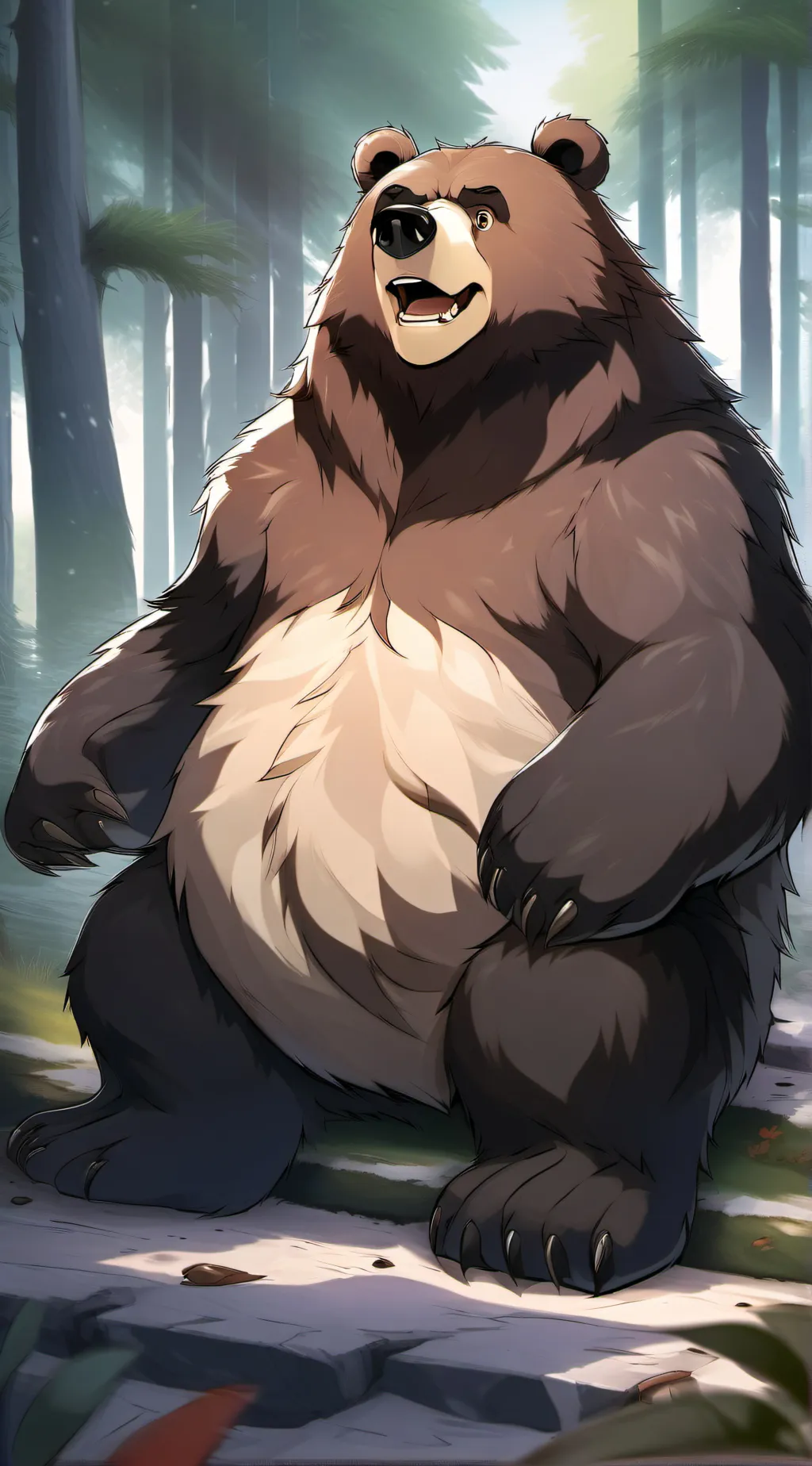 ai character: Grizz background