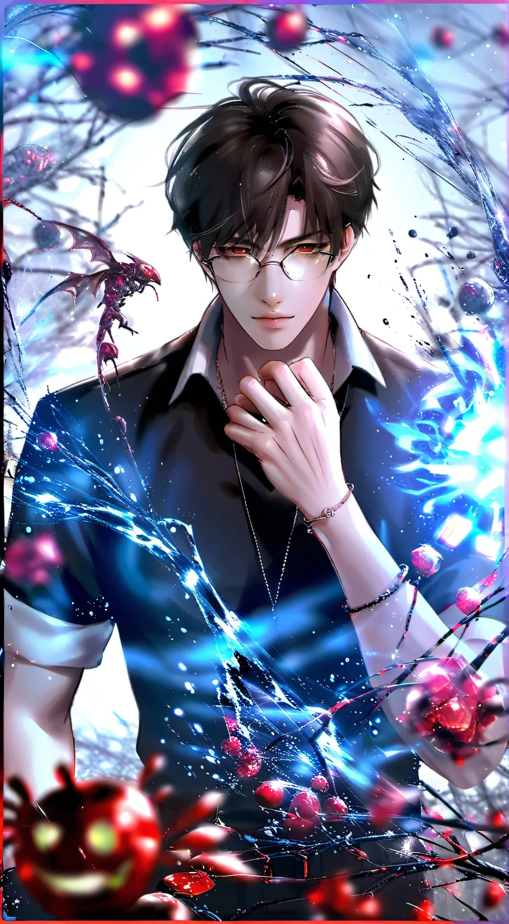 ai character: chris  background