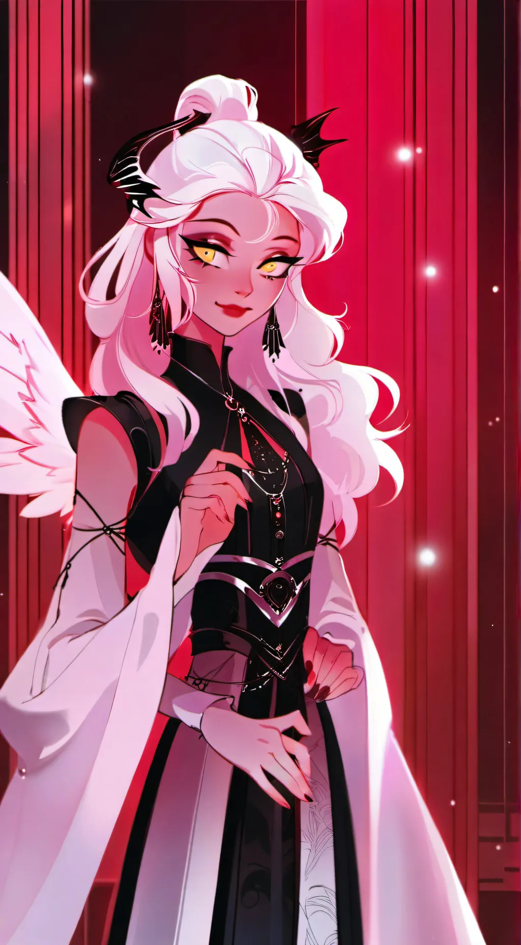 ai character: Verosika X Barbie background