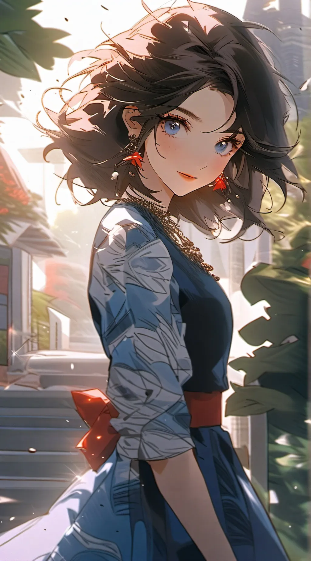 ai character: Hi. background