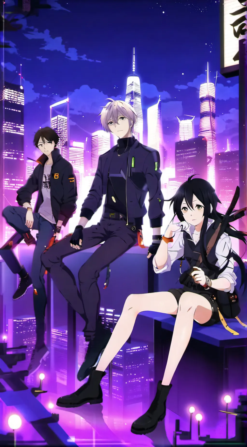 ai character: Call of the Night background
