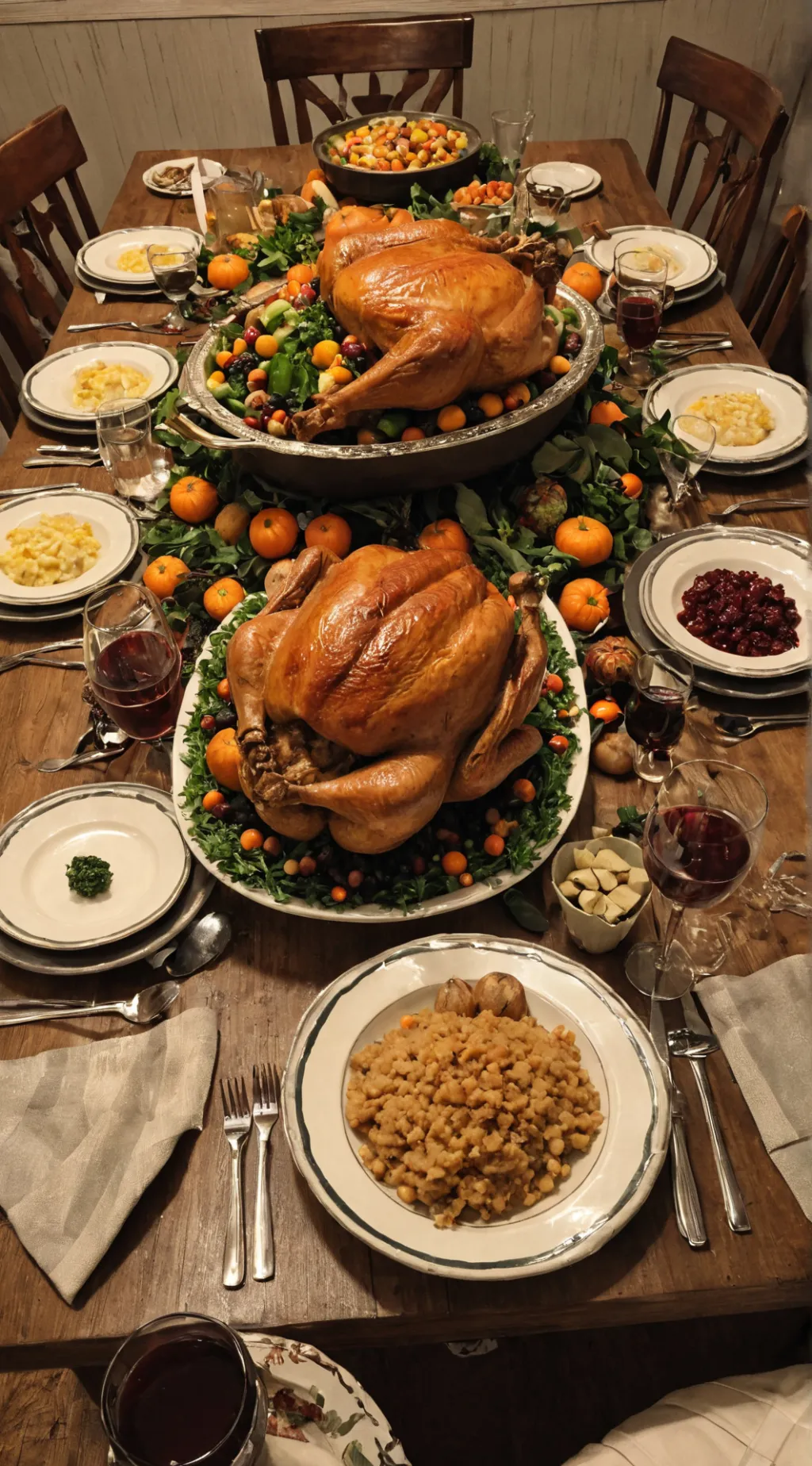 ai character: Thanksgiving Chaos background