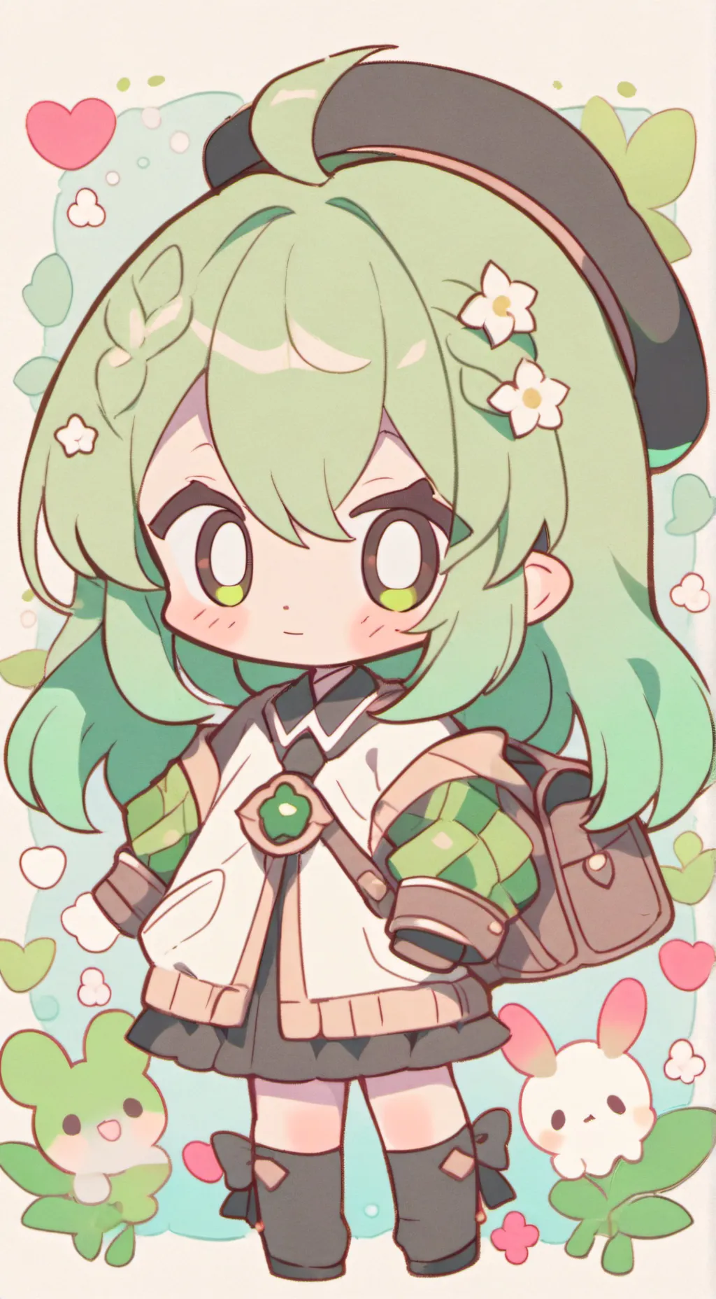 ai character: meddies store background