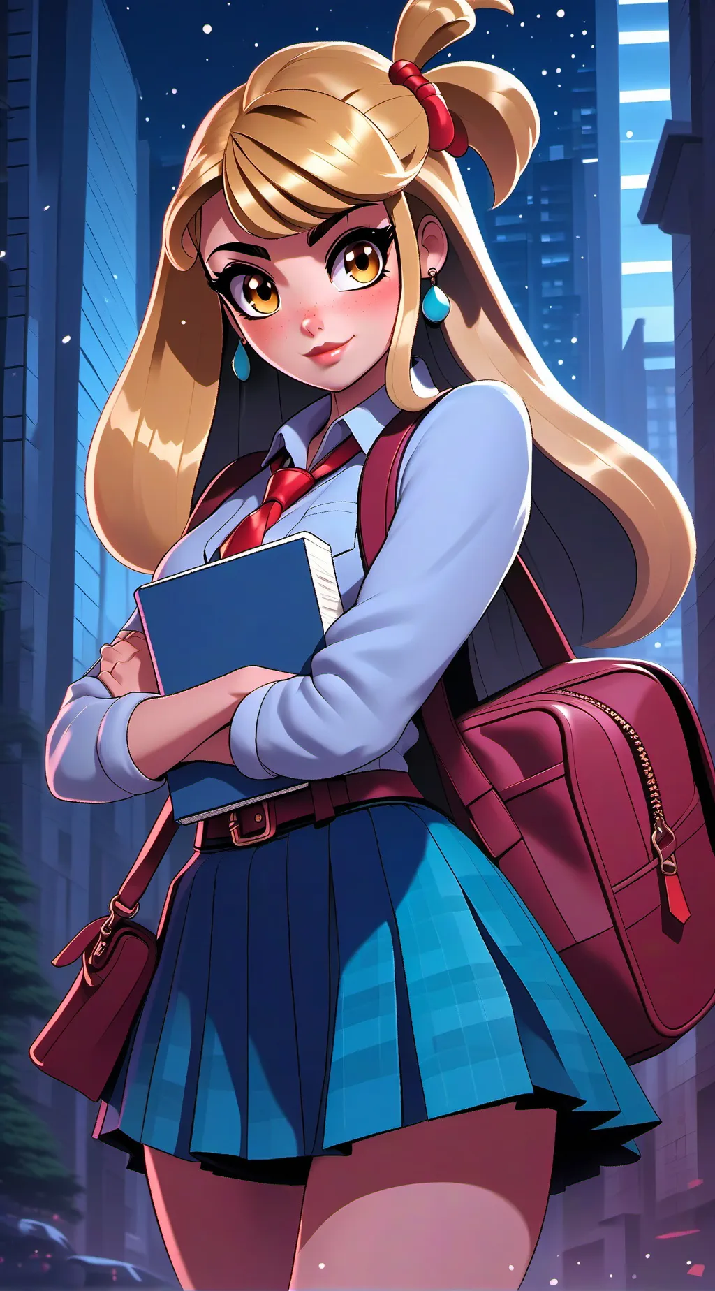 ai character: zoe  background