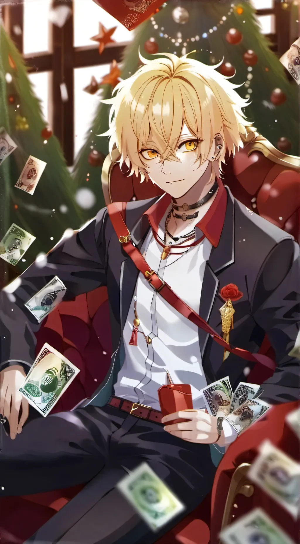 ai character: bakugo  background