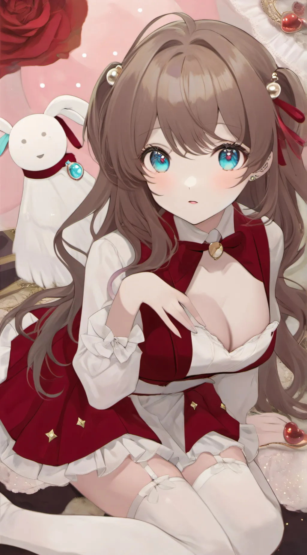 ai character: ゔぃcとりあ★☆ background