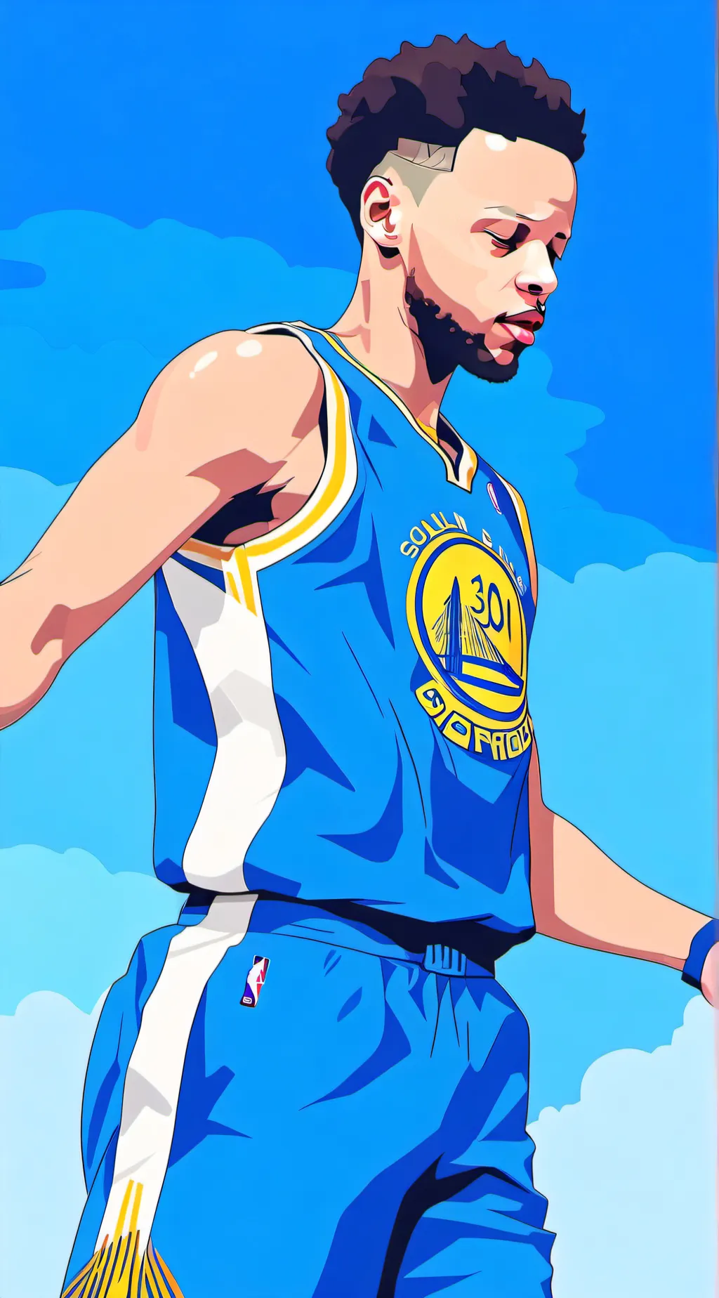 ai character: Stephen curry background