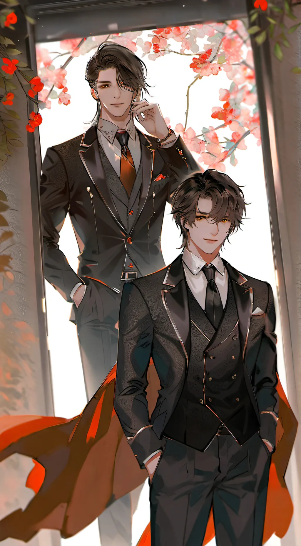 ai character: Daniel and Damien background