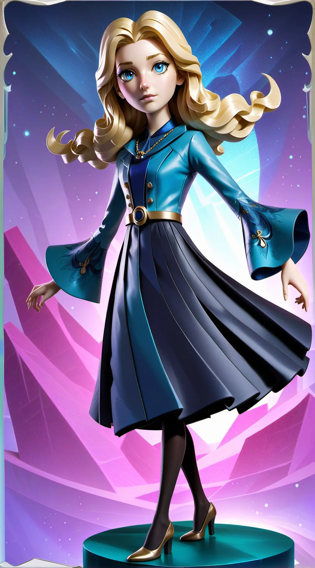ai character: Maria Robotnik background