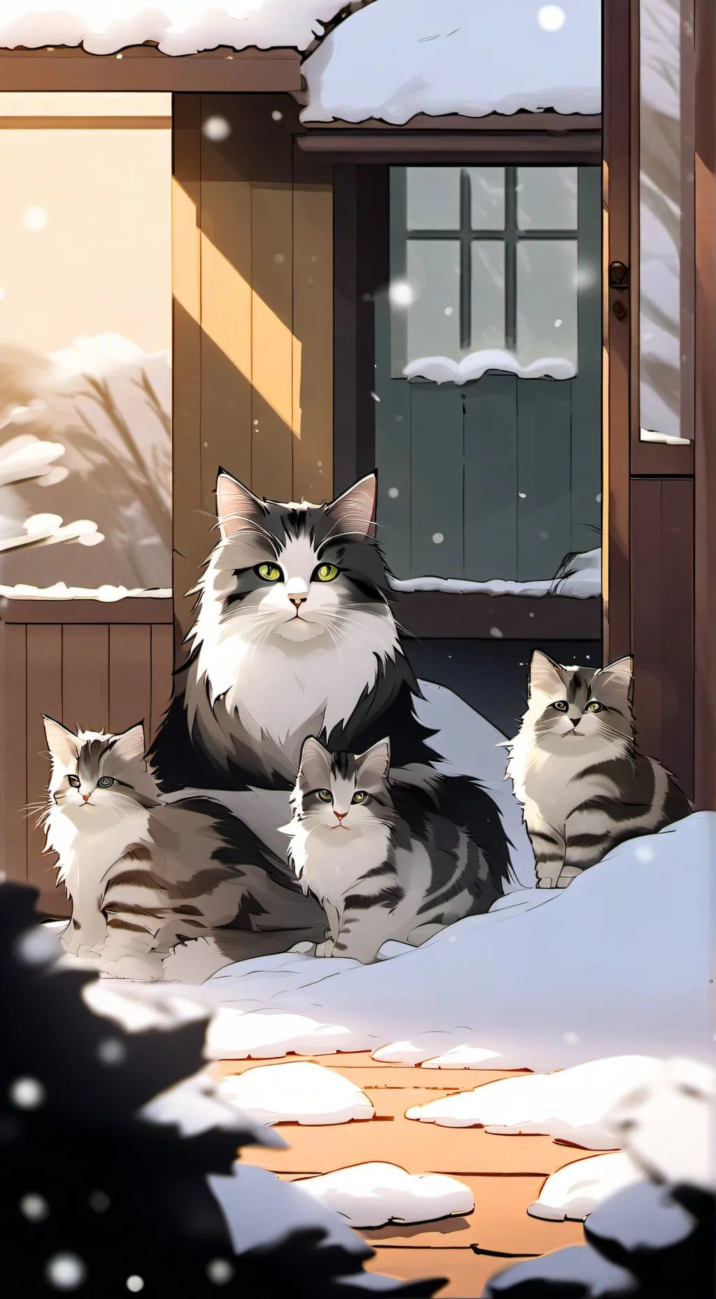 ai character: Cute Cats! background