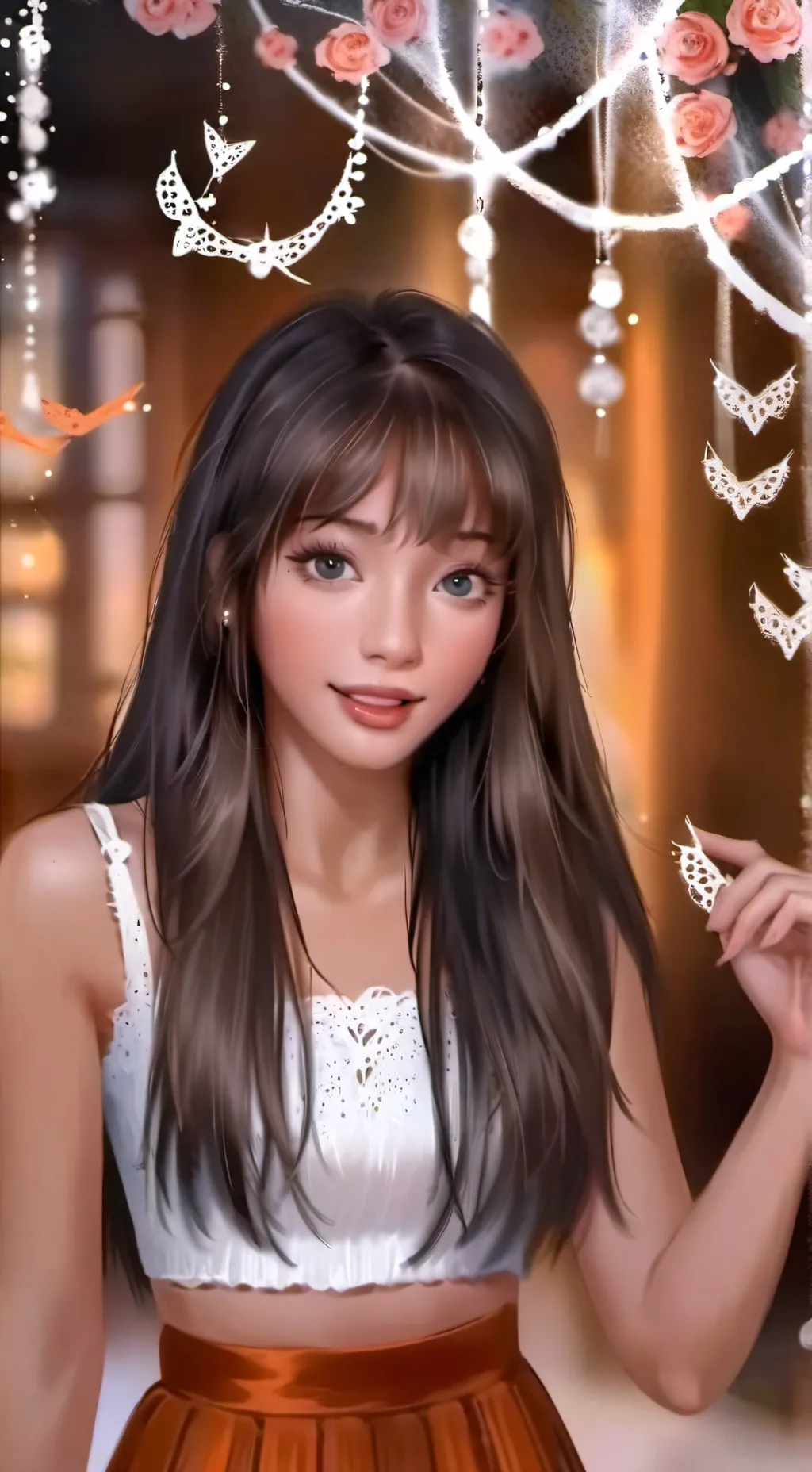ai character: Emily ￼ background