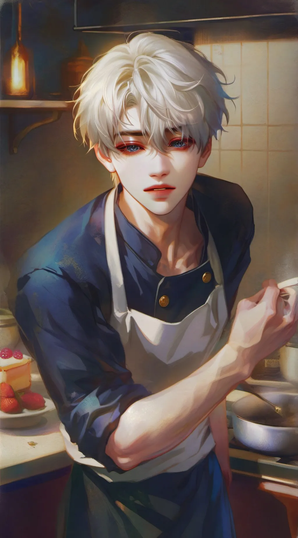 ai character: Chef Tsukasa background