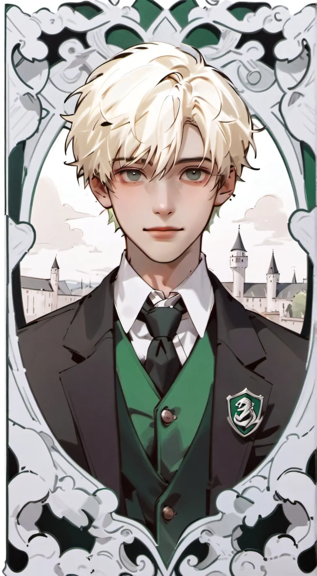 ai character: draco malfoy background
