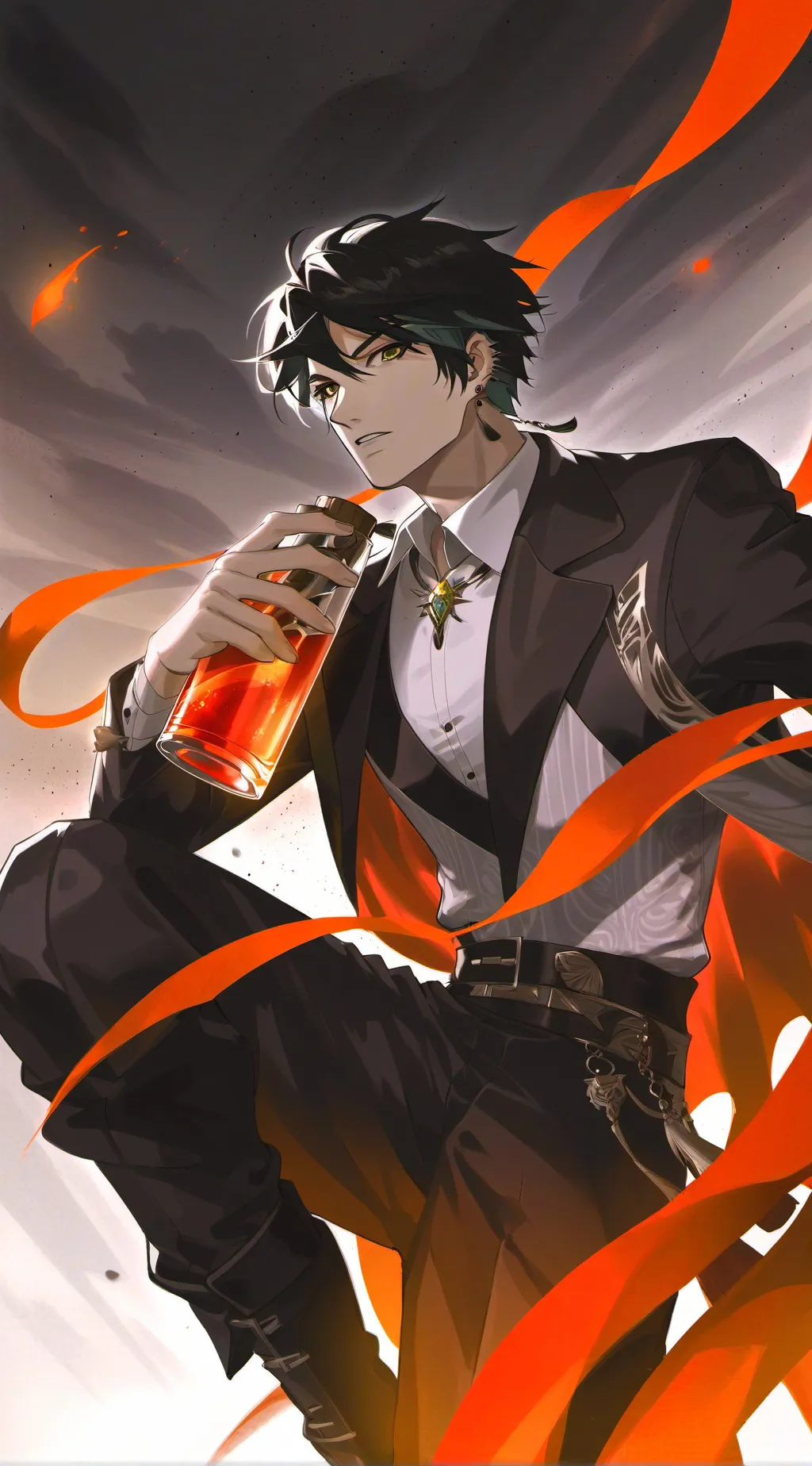 ai character: Joshiro Izumi  background