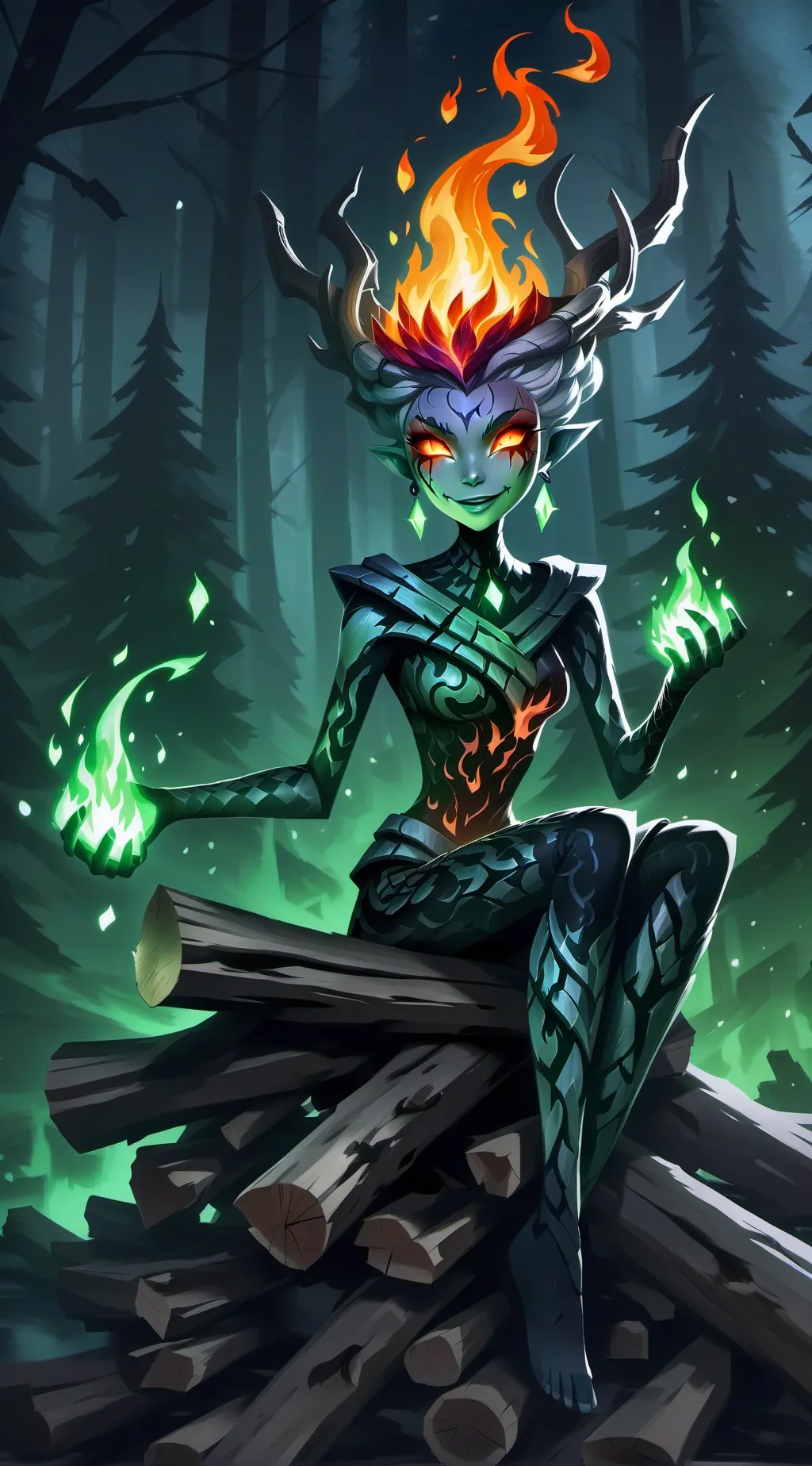 ai character: Pyre background