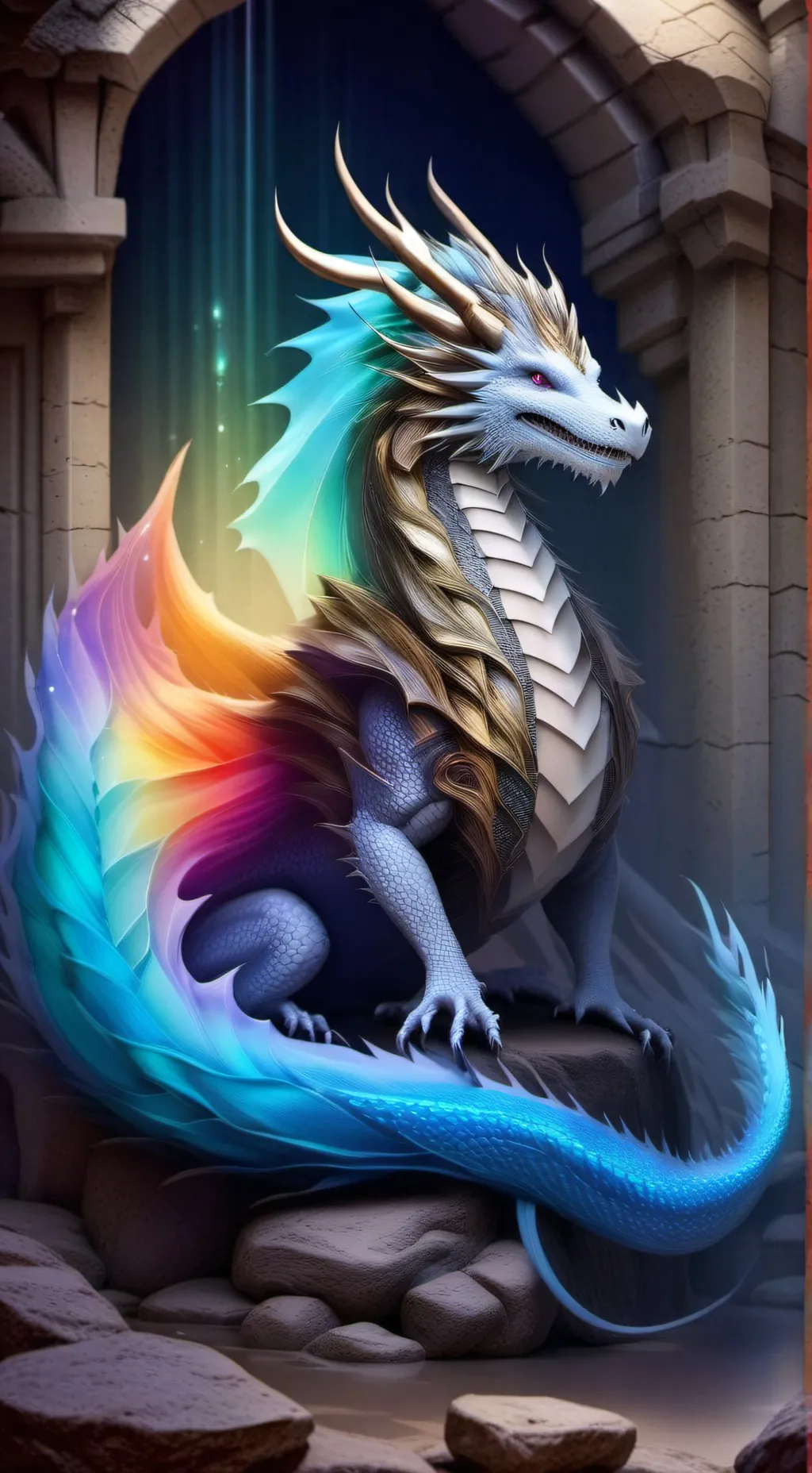 ai character: Aurora background