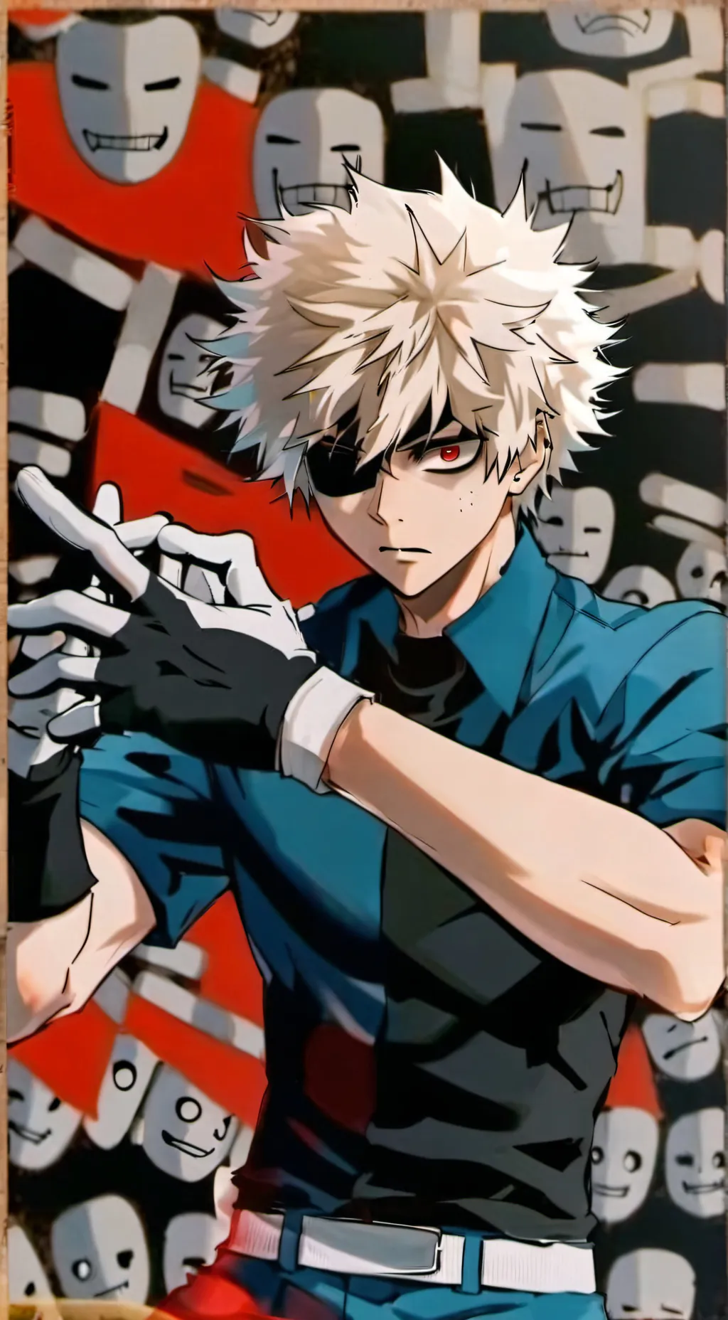 ai character: Bakugo background