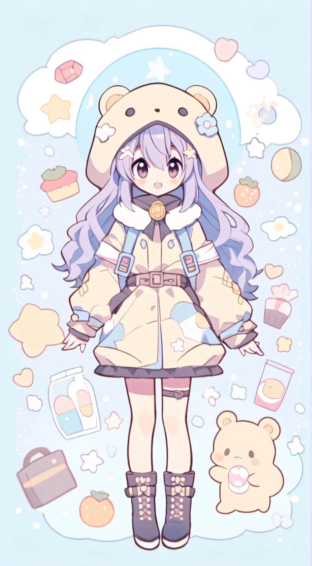 ai character: mha sleepover background