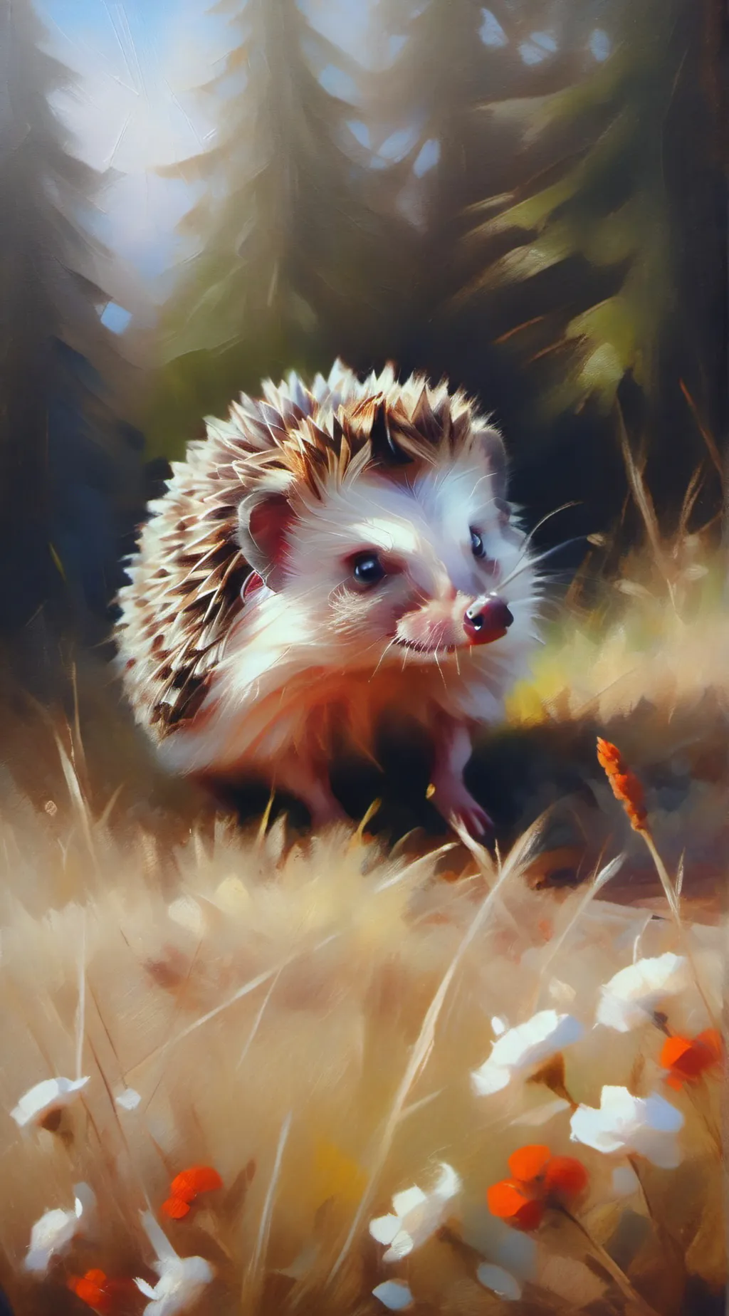 ai character: little leo  background