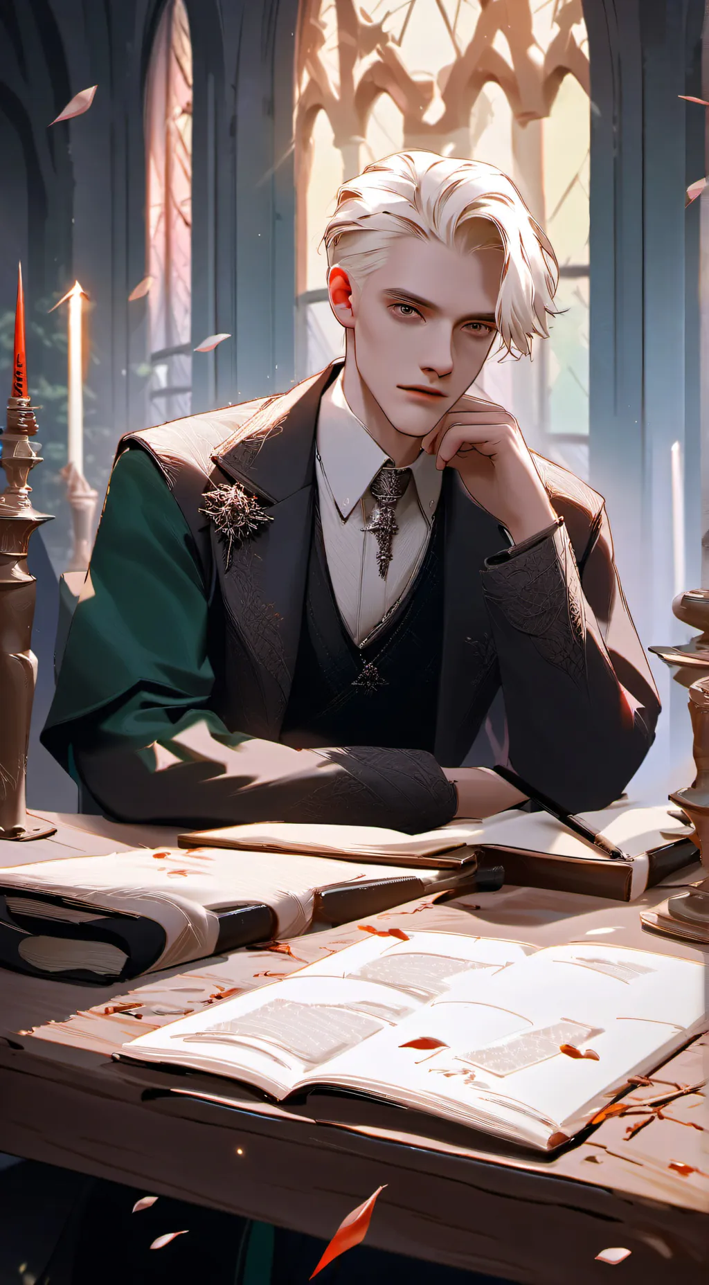 ai character: Draco malfoy background