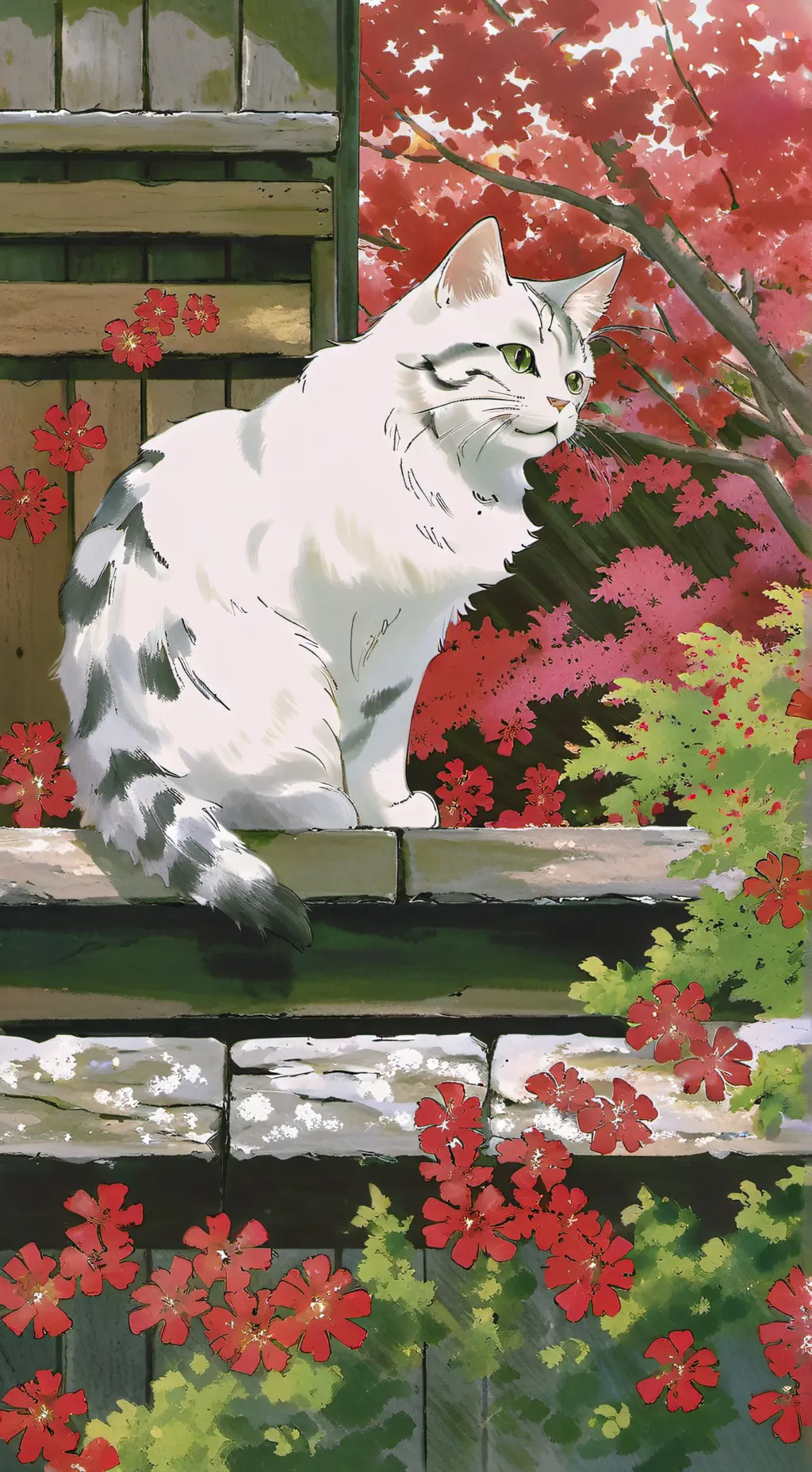 ai character: Smiling critters background