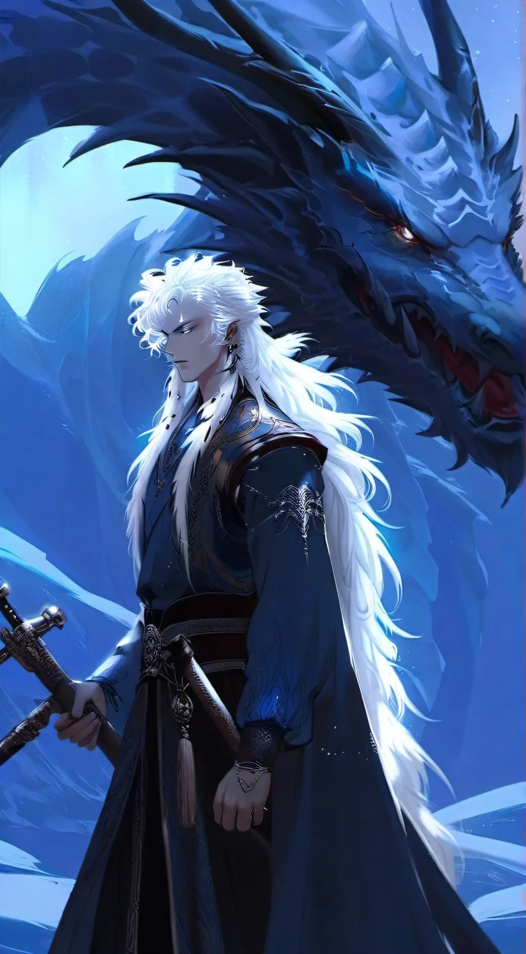 ai character: Tsumetai  background