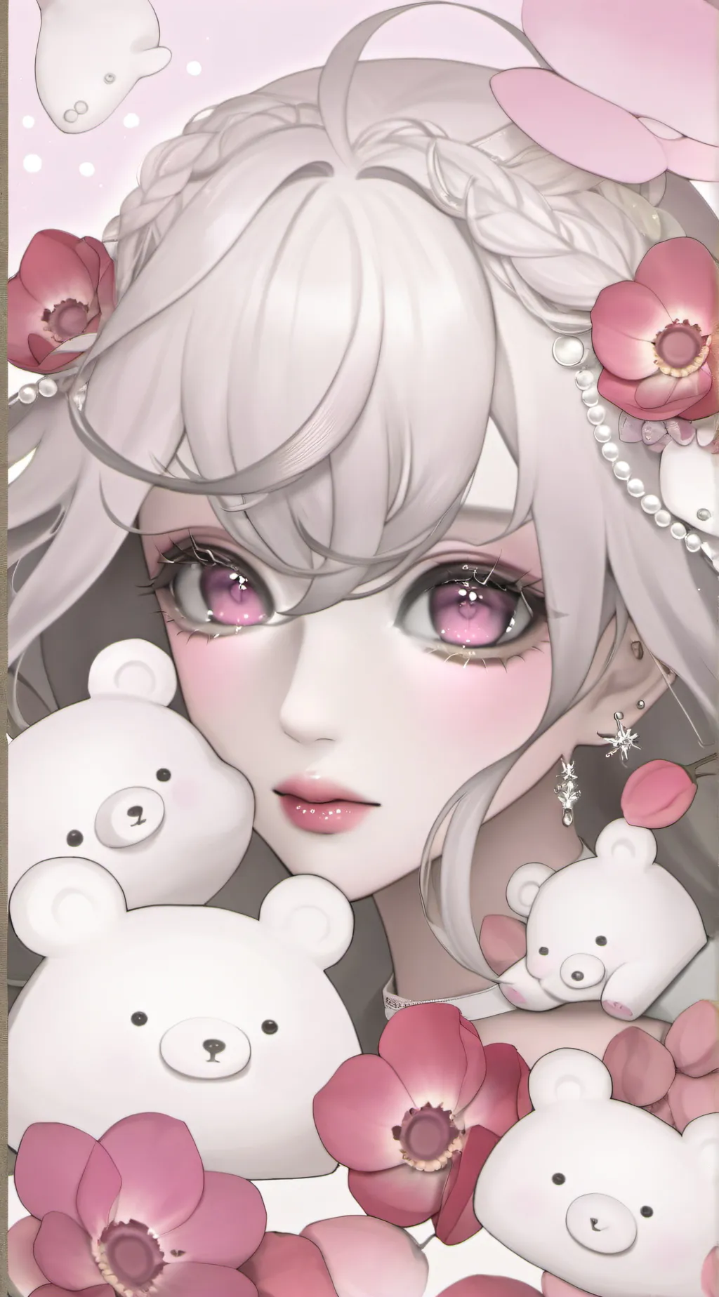 ai character: 🩷✨Amber✨🩷 background