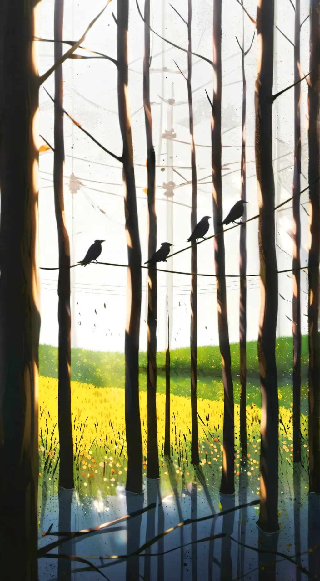 ai character: The Birds background