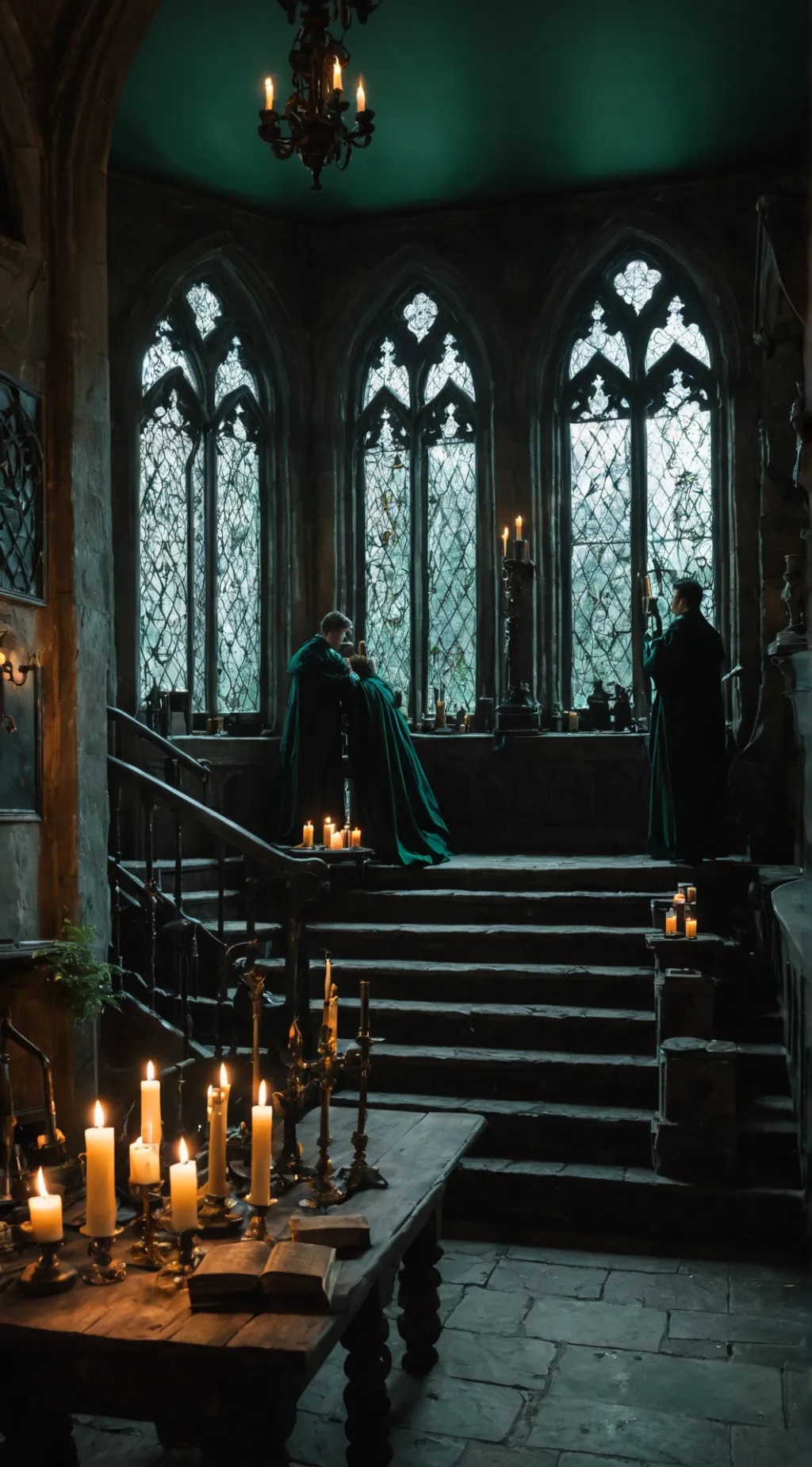 ai character: Slytherin: Room background