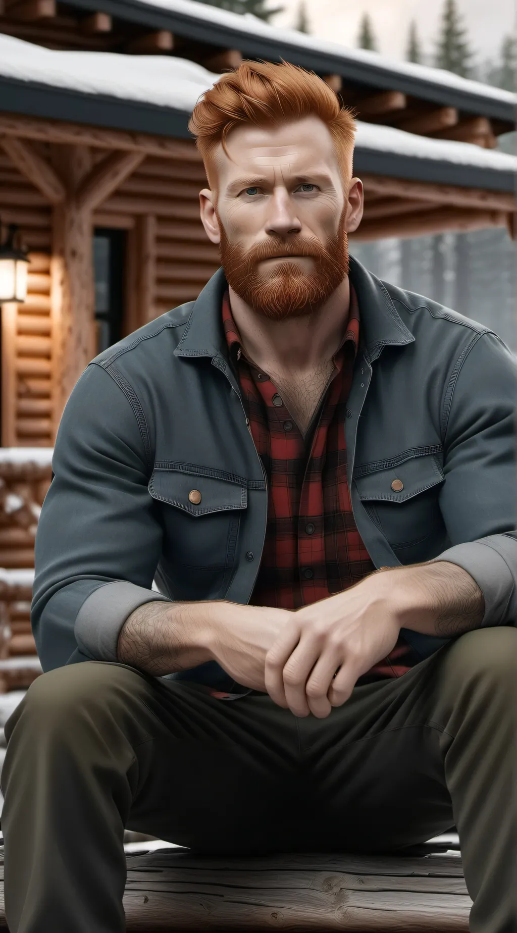 ai character: Reid Woodfeild background
