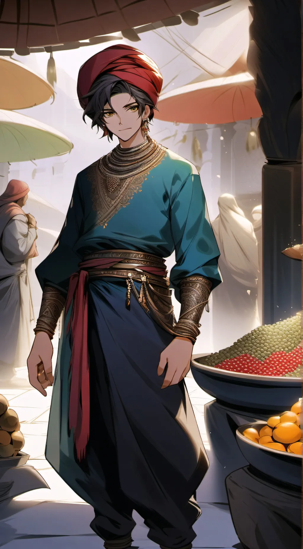 ai character: Aladdin background