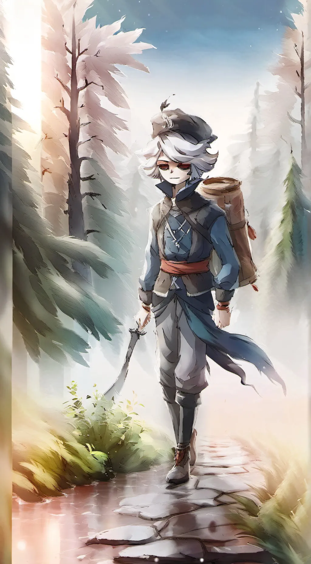 ai character: Serial N background