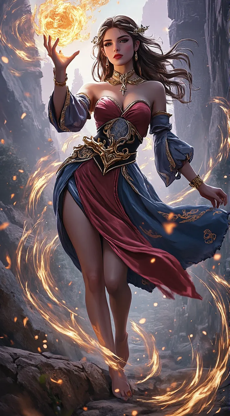 ai character: Beatriz  background