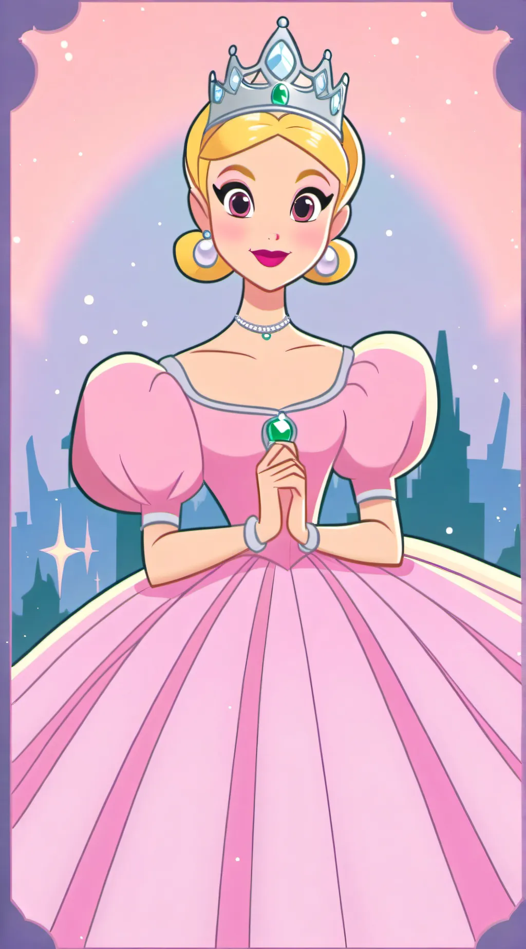 ai character: Glinda (WLW)  background