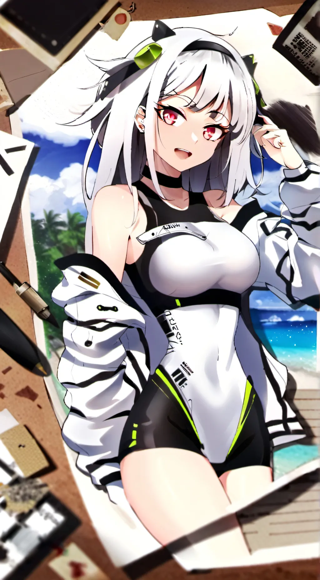 ai character: Kat background