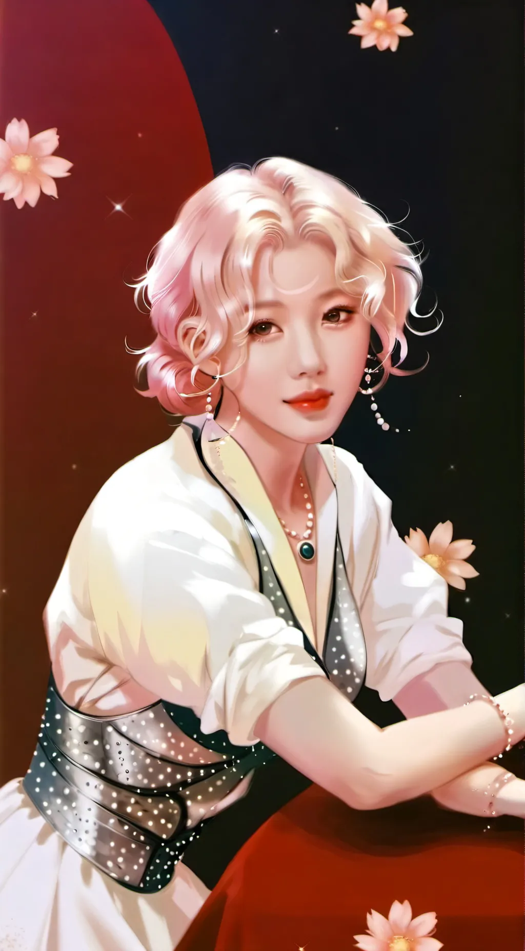 ai character: rosé  background