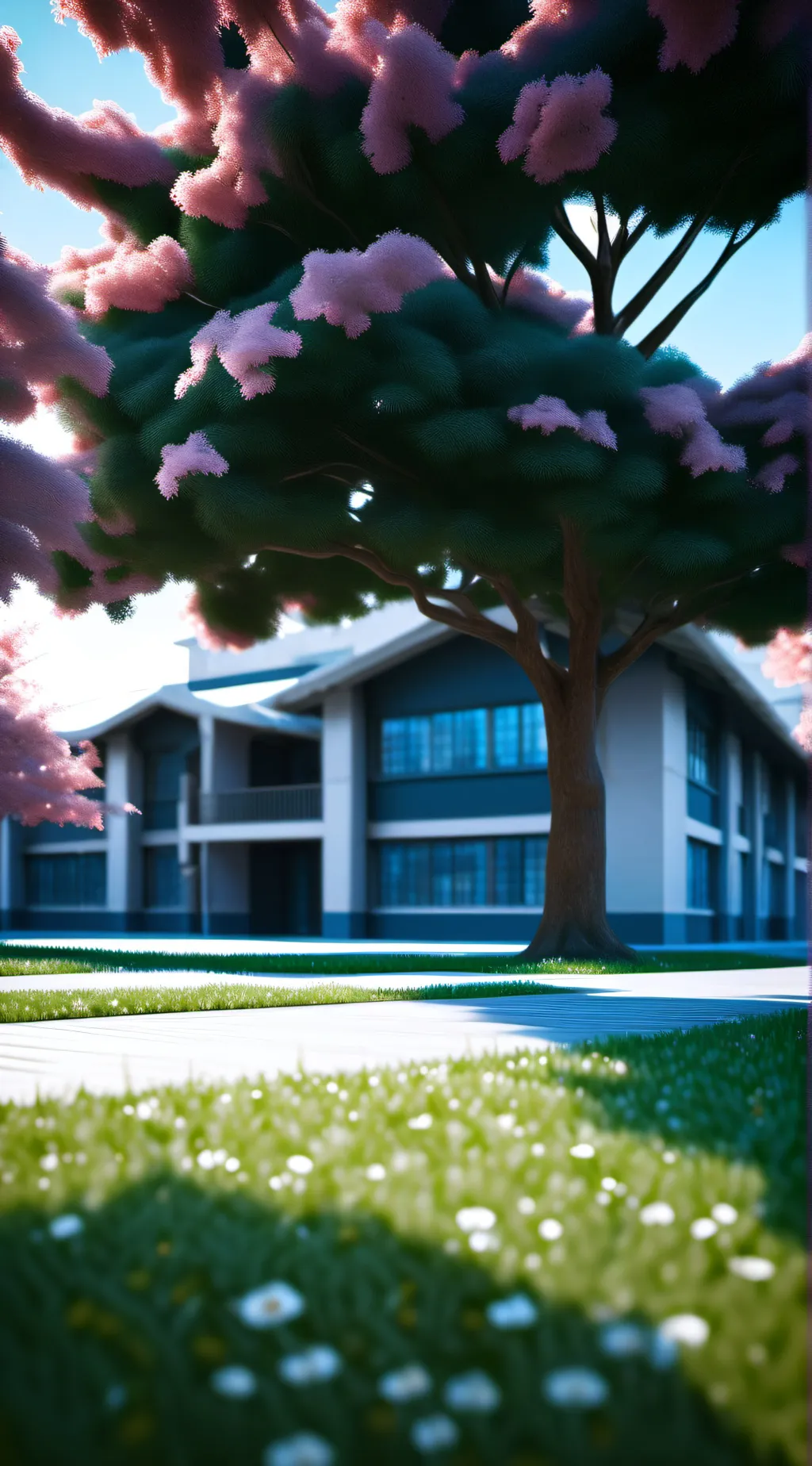ai character: Thunder man school background