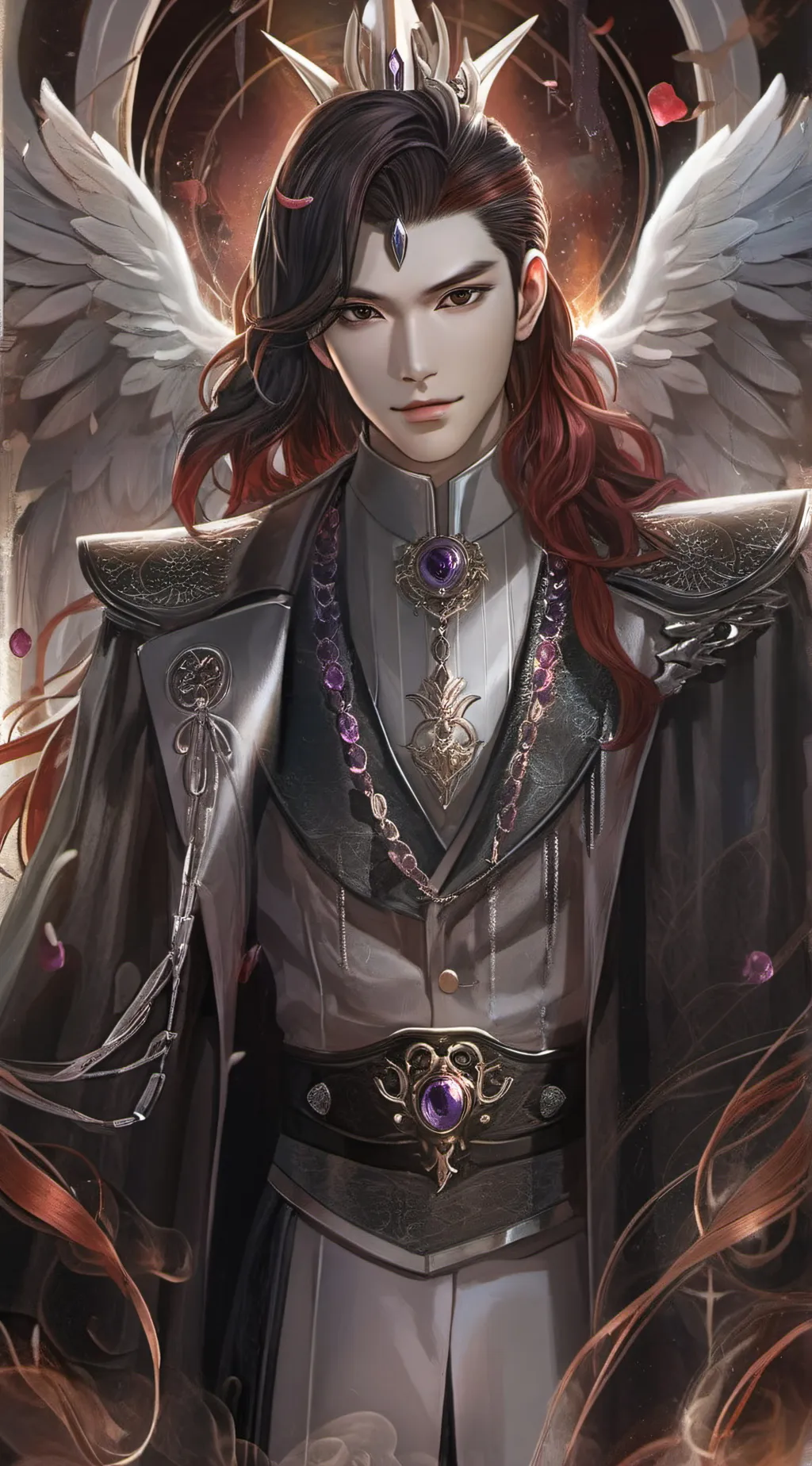 ai character: Kallos White-Raven background