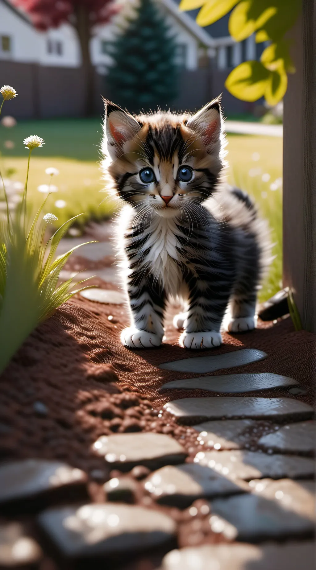 ai character: kitten background
