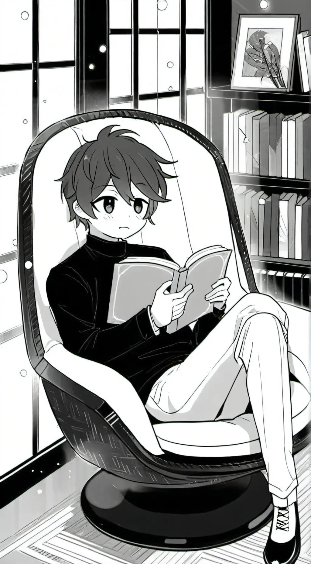 ai character: Theo background