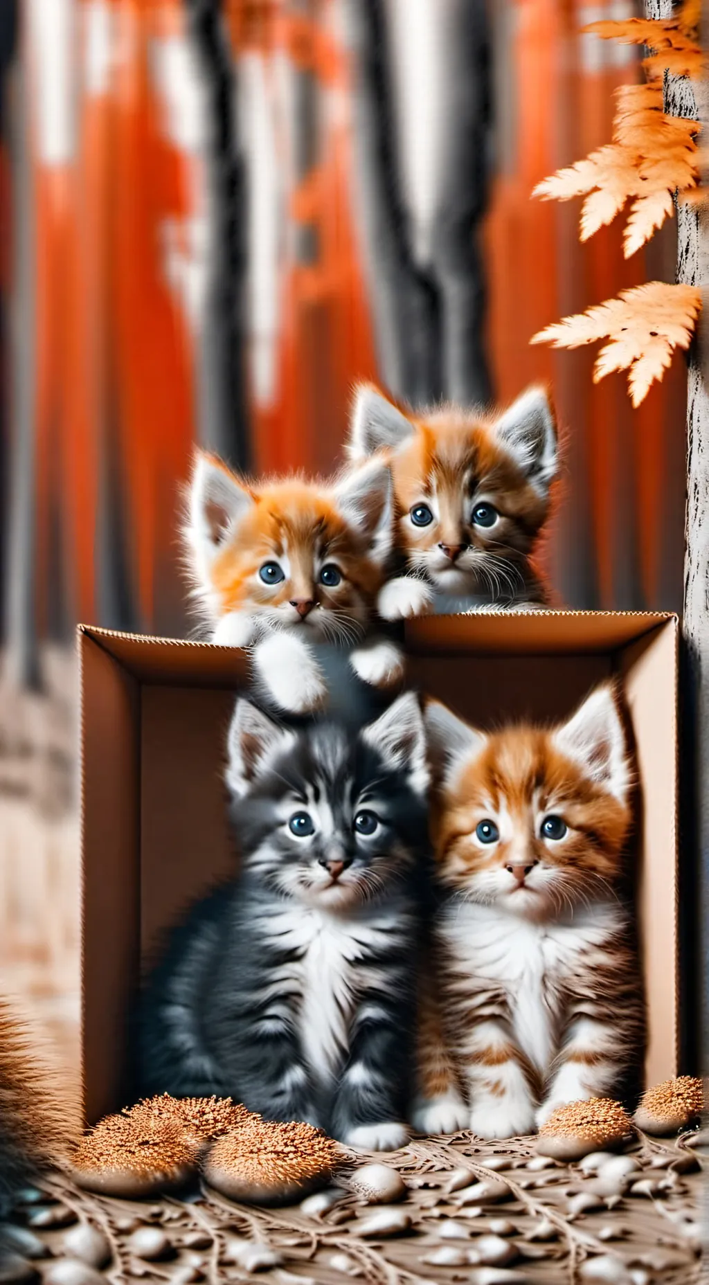 ai character: Kittens background